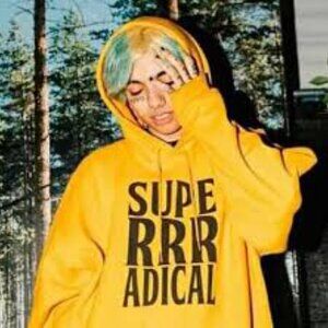 Yellow Superrradical Hoodie